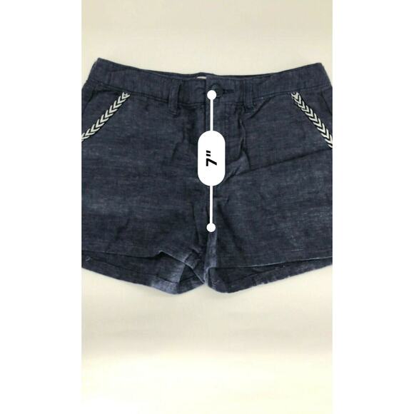 Old Navy Girls Shorts Braided Pockets Casual Spring Summer Blue Sz 12 - Picture 6 of 7